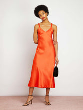 Load image into Gallery viewer, Florence Midi Dress in Burnt Orange