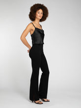 Load image into Gallery viewer, Thallo Flare Trousers in Black