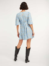 Load image into Gallery viewer, Crisanta Mini Dress in Cherry Blossom Print
