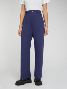Cinnamon Relaxed Trousers in Navy