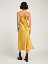 Load image into Gallery viewer, Marianne Midi Dress in Yellow Gold