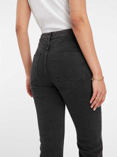 Load image into Gallery viewer, Marta High Rise Straight Jeans in Grey