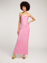 Load image into Gallery viewer, Riviera Maxi Dress in Pink Zebra Jacquard