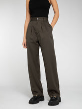 Load image into Gallery viewer, Cinnamon Relaxed Trousers in Mole Green