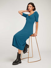 Load image into Gallery viewer, Heather Stripe Midi Dress