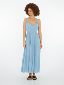 Angelica Maxi Dress in Blue