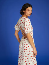 Load image into Gallery viewer, Astrid Tea Dress in Lips Print