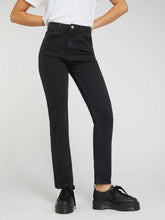 Load image into Gallery viewer, Marta High Rise Straight Jeans in Black