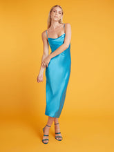 Load image into Gallery viewer, Riviera Midi Dress in Blue