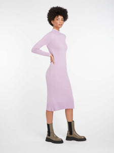 Rothko Sweater Dress in Lilac