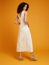 Load image into Gallery viewer, Iris Midi Slip Dress in Champagne