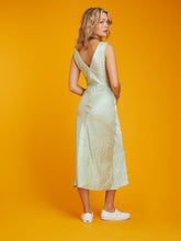 Load image into Gallery viewer, Iris Midi Dress in Mint Green