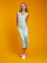 Load image into Gallery viewer, Iris Midi Dress in Mint Green