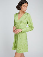Load image into Gallery viewer, Viola Lace Mini Dress in Green