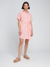 Load image into Gallery viewer, Diantha Shirt Dress in Pink