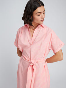 Diantha Shirt Dress in Pink