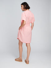 Load image into Gallery viewer, Diantha Shirt Dress in Pink