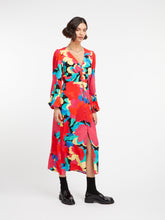 Load image into Gallery viewer, Monument Tea Dress in Tropical Floral Print
