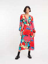Load image into Gallery viewer, Monument Tea Dress in Tropical Floral Print