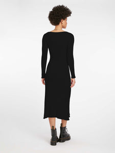 Hampton Knit Dress in Black