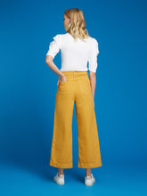 Load image into Gallery viewer, Willow Wide Leg Denim Trouser in Yellow