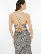 Load image into Gallery viewer, Riviera Midi Dress in Zebra Print