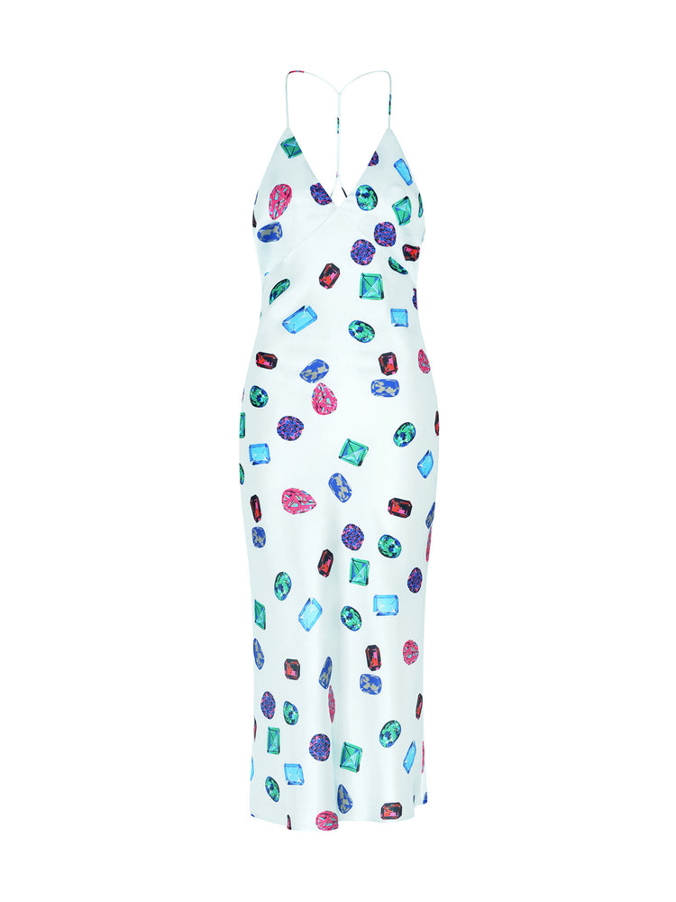 Zinnia Maxi Dress in Uncut Gems Print