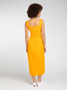 Winslow Midi Dress in Orange