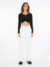 Load image into Gallery viewer, Whitman Twist Front Top in Black