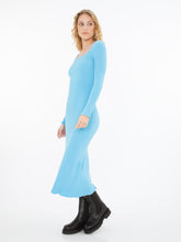 Load image into Gallery viewer, Hampton Knit Dress in Soft Blue