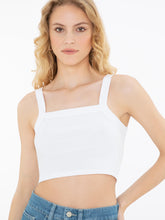 Load image into Gallery viewer, Rowan Cropped Top in White