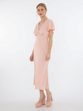 Load image into Gallery viewer, Mattox Midi Dress in Pink